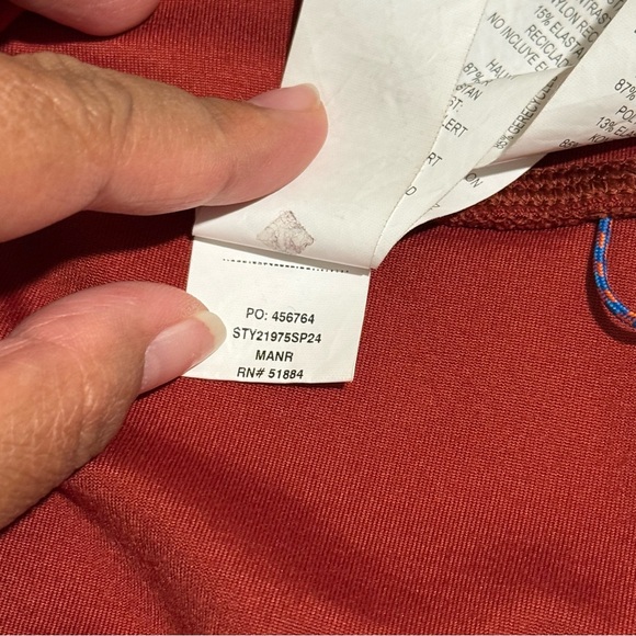 Patagonia Women's Medium Red Orange Pack Out Hike Tights Gorpcore Outdoor - Picture 5 of 6